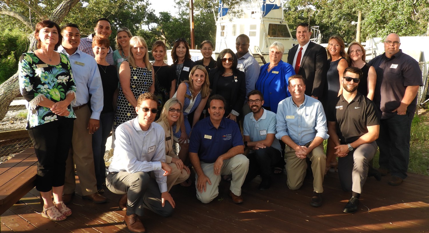 Members of the St. Johns County Chamber of Commerce’s Leadership St. Johns (LSJ) Class of 2018 gather after graduating from the leadership development program.